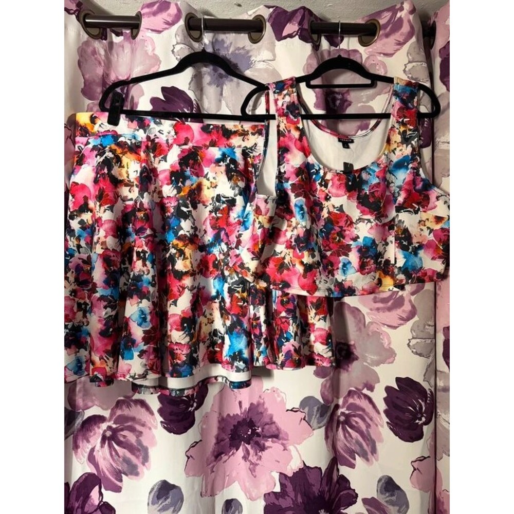 Torrid Mini Scuba Skater Skirt Set